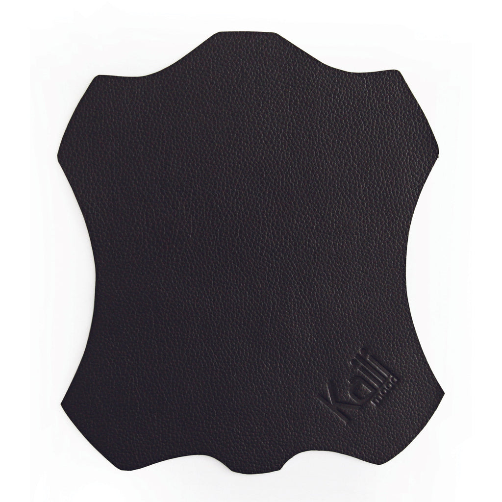 K0001AB | Mouse Pad Made in Italy Full grain genuine leather, dollar grain - Black color - Size: cm 20 x 23 - Package: Tnt tubular bag