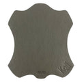 K0001FB | Mouse Pad Made in Italy Full grain genuine leather, dollar grain - Grey color - Size: 20 x 23 cm - Package: Tnt tubular bag
